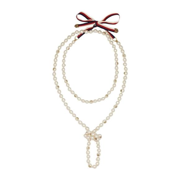 Gucci - White Faux Pearls Necklace
